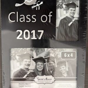 Special Moments Black and Silver Graduation Frame